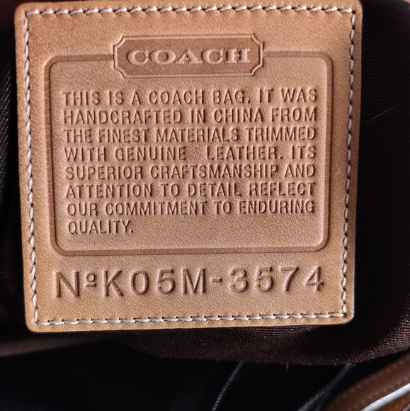Coach Canvas And Leather Shoulder Bag - Picture 6 of 11